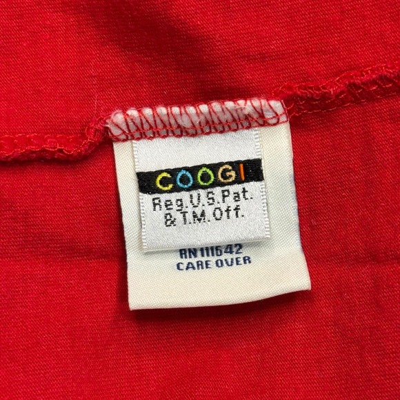 COOGI Australia Graphic T-Shirt‎ Mens Large Embroidered Red Short Sleeve - Picture 4 of 7